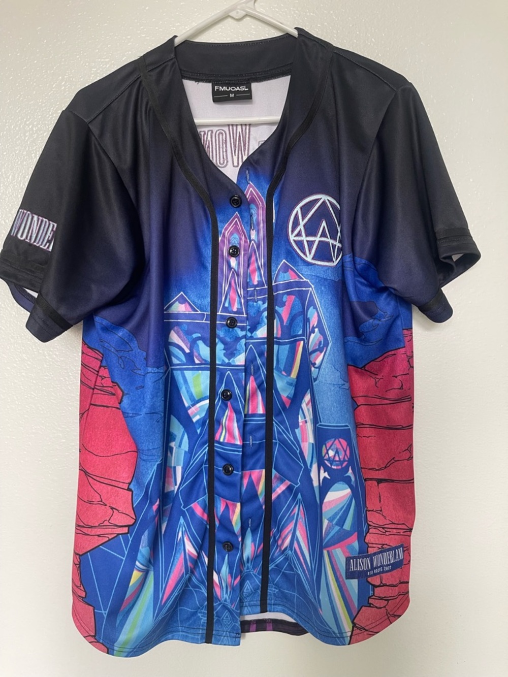 ALISON WONDERLAND  Red Rocks Jersey— Black, Blue & Red